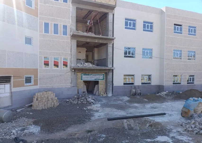 مشارکت در تکمیل مدرسه 12 کلاسه بخشایش هریس